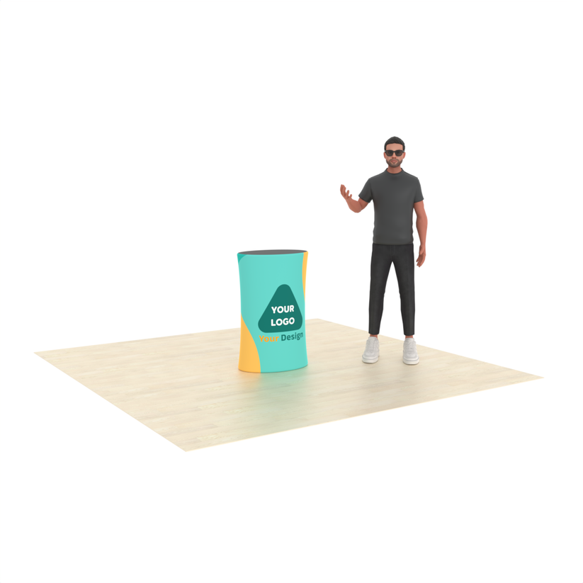 Podium with Custom Printing