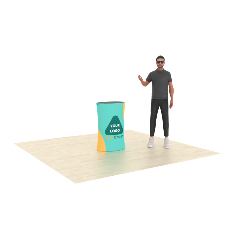 Podium with Custom Printing - ExpoPrint
