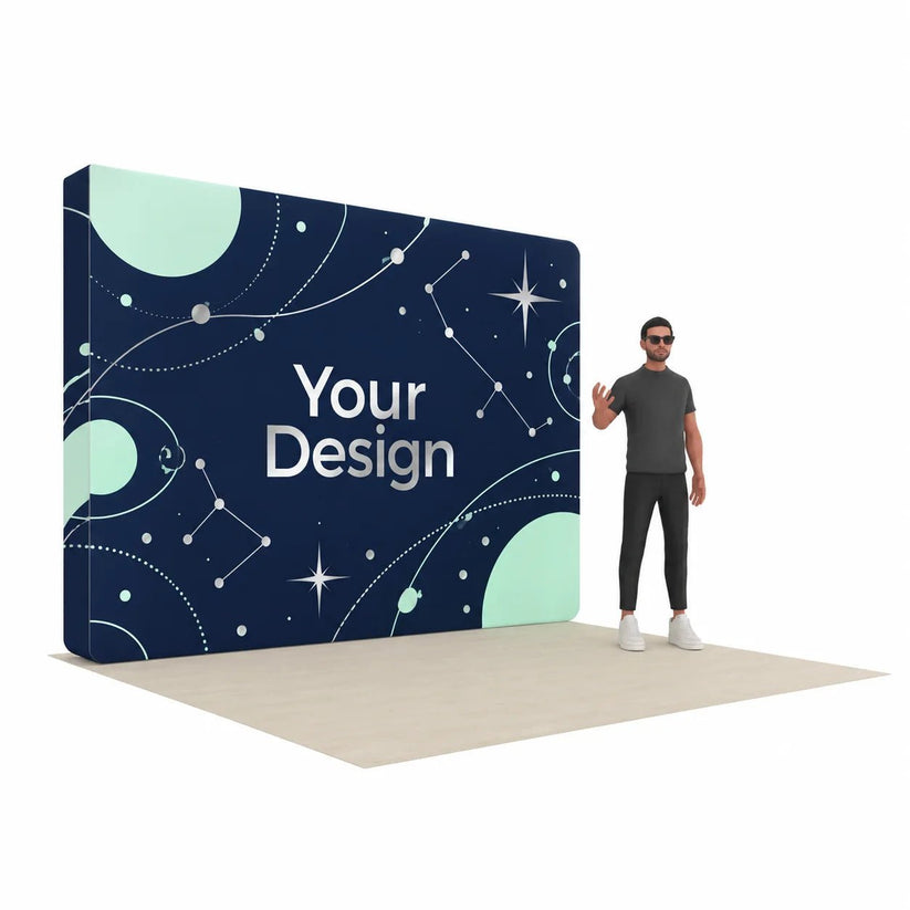 10x10 Booth Backdrop - ExpoPrint