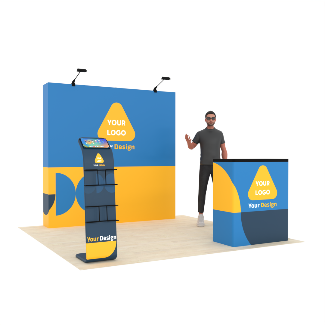 8ft Straight QuickPop™ Booth