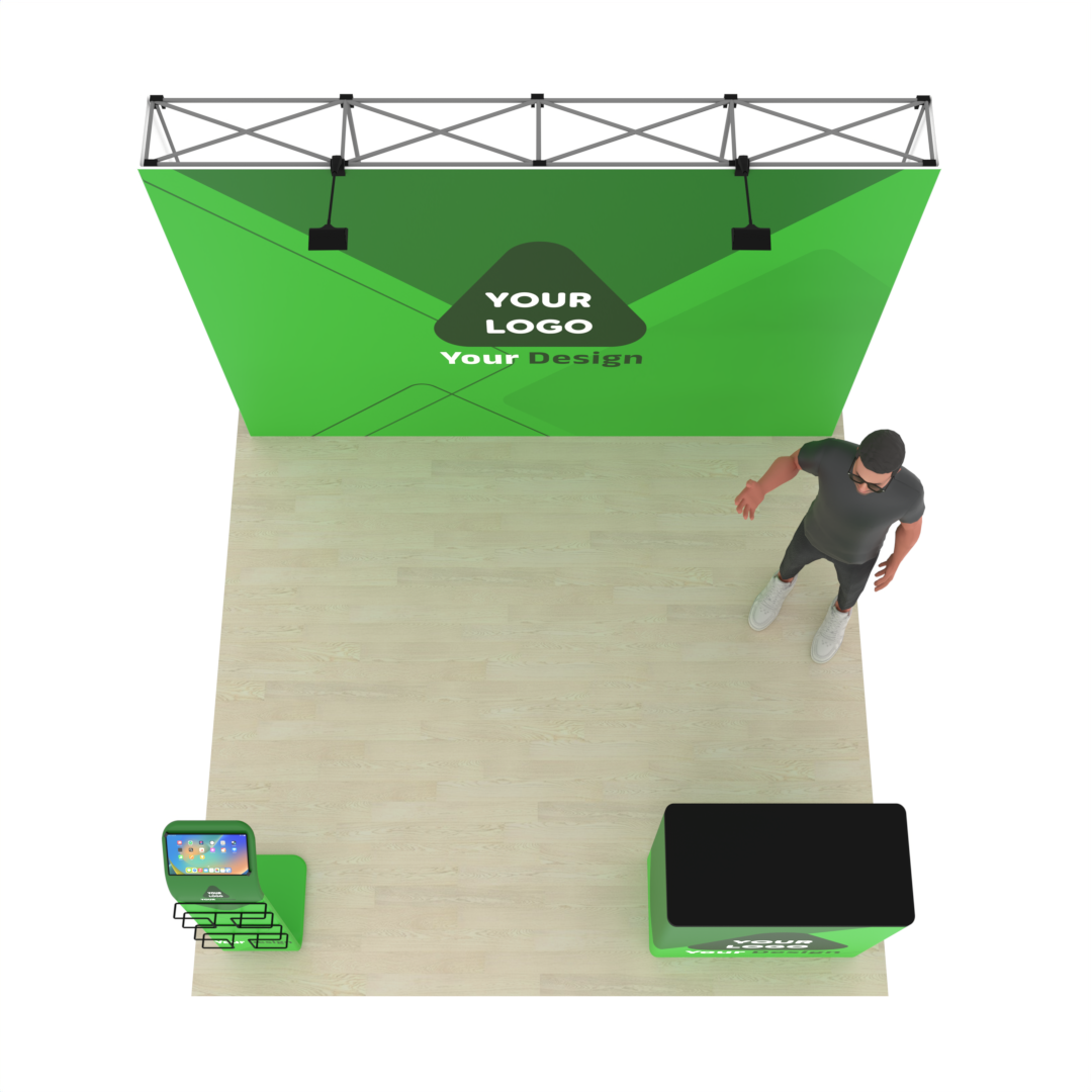 10ft Straight QuickPop™ Booth