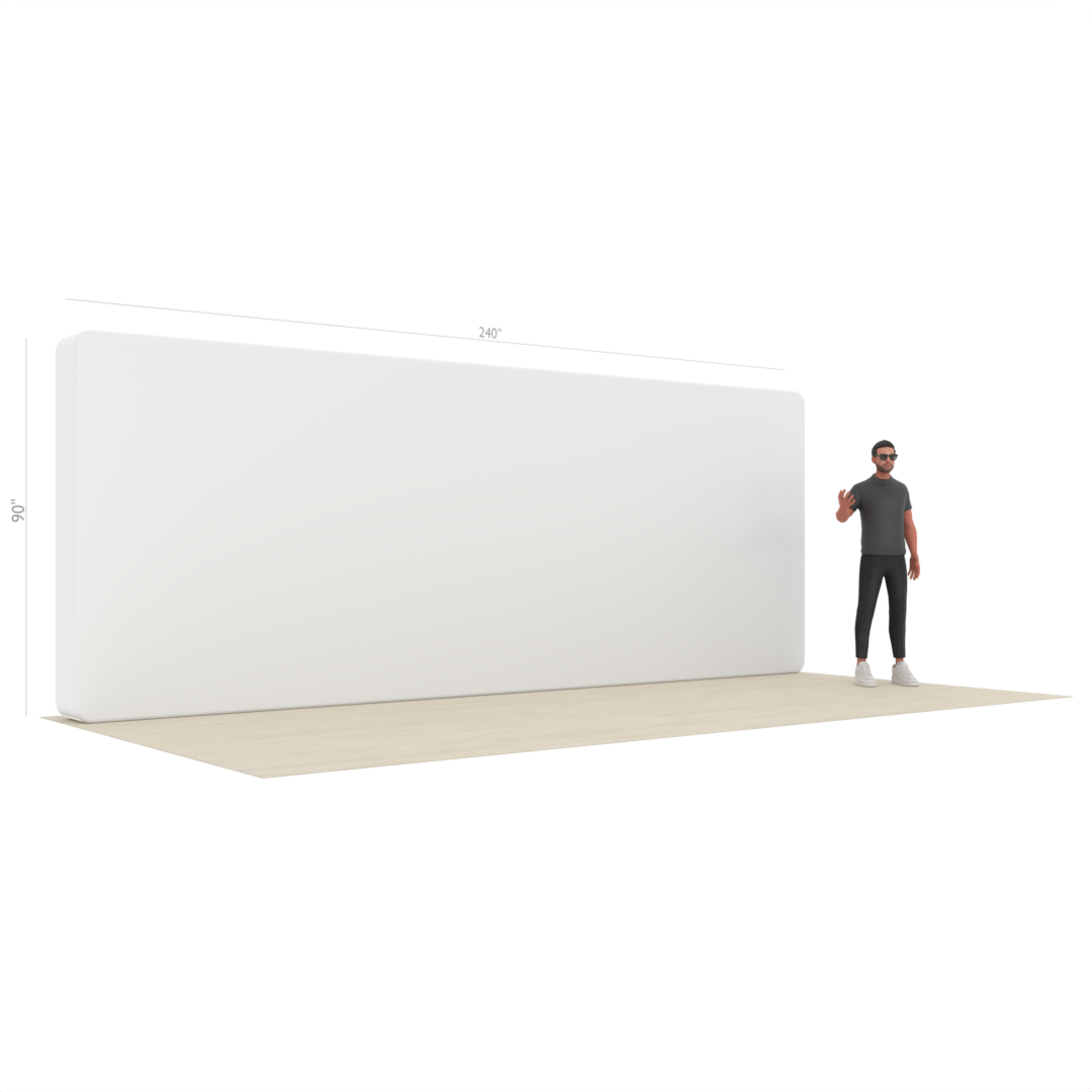 20ft LumiCube™ LED Backlit Booth