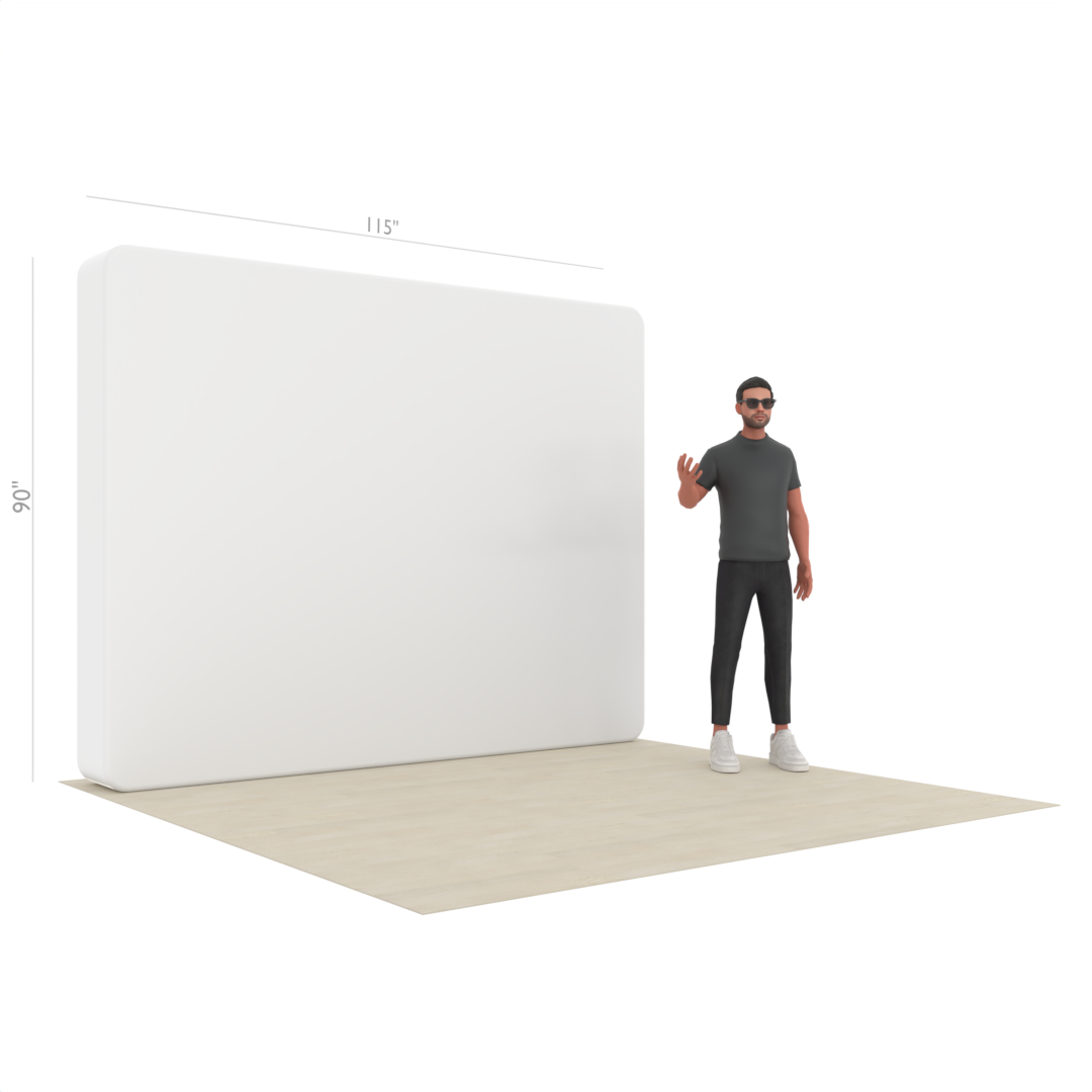 10ft LumiCube LED Backlit Booth