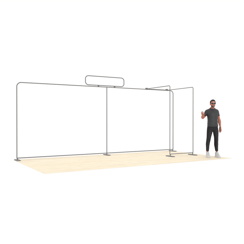 20ft TensionMax™ Bridge Booth - ExpoPrint