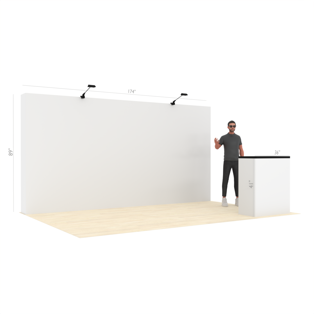 15ft Straight QuickPop™ Booth