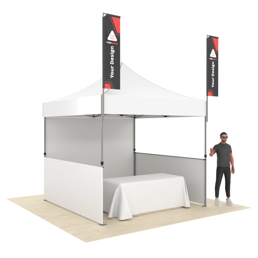 Attachable 5ft Flags for Canopy Tent - ExpoPrint