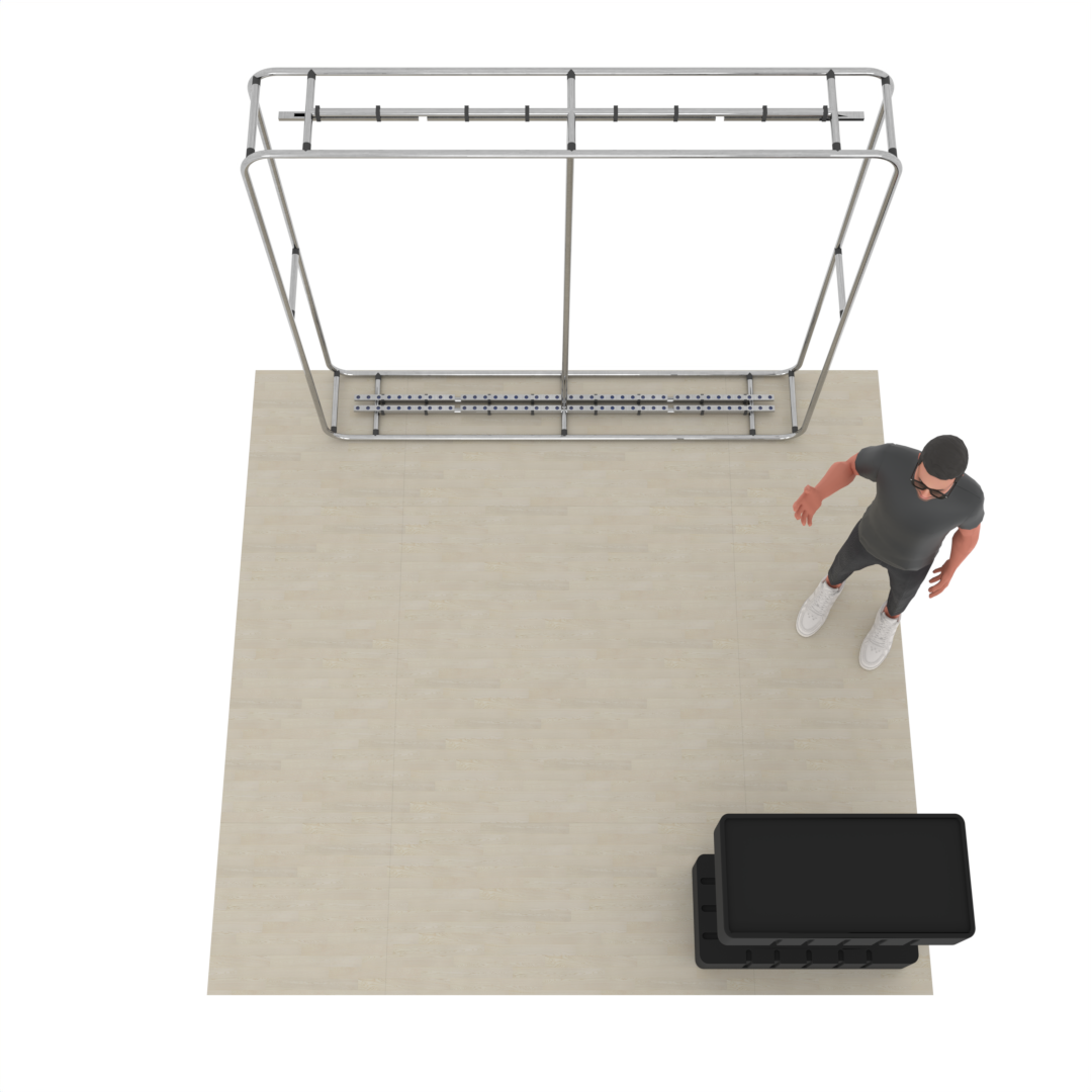 8ft LumiCube™ LED Backlit Booth