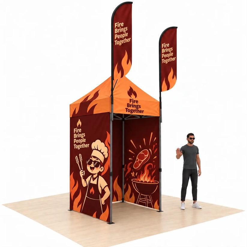 Custom BBQ Tent 5x5