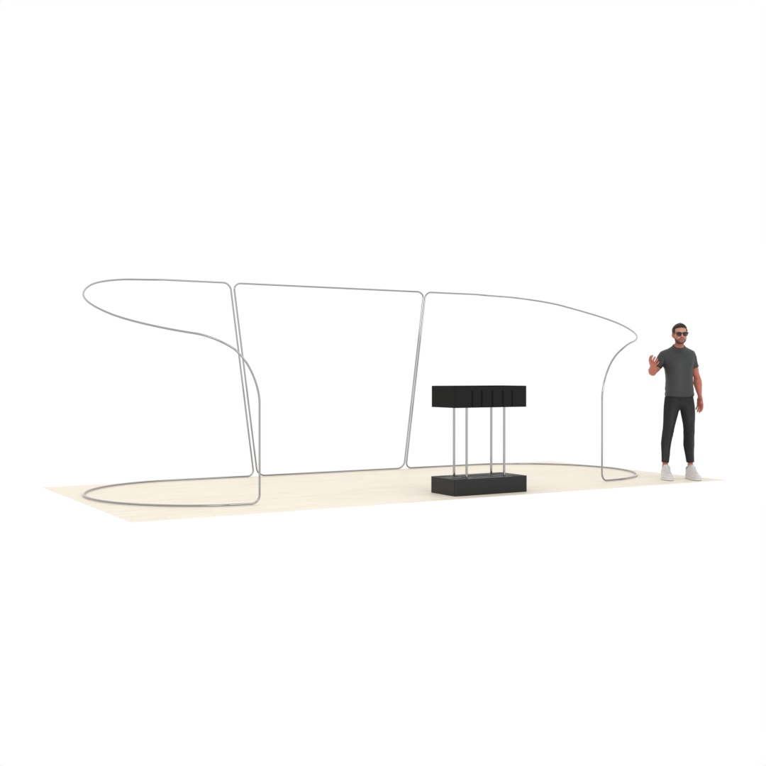 10 x 20ft Custom Trade show Booth Combo 09