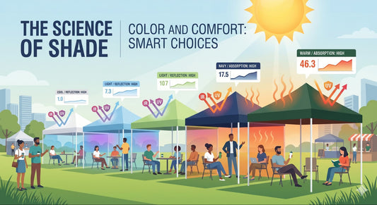 What Color Canopy Is the Coolest? A Practical Guide for Outdoor Use - ExpoPrint