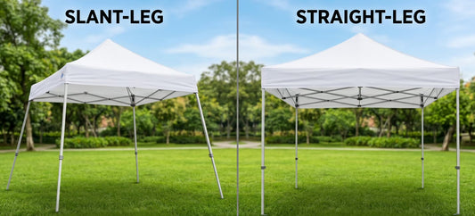 Slant-Leg vs Straight-Leg Canopy: Which One Wins? - ExpoPrint