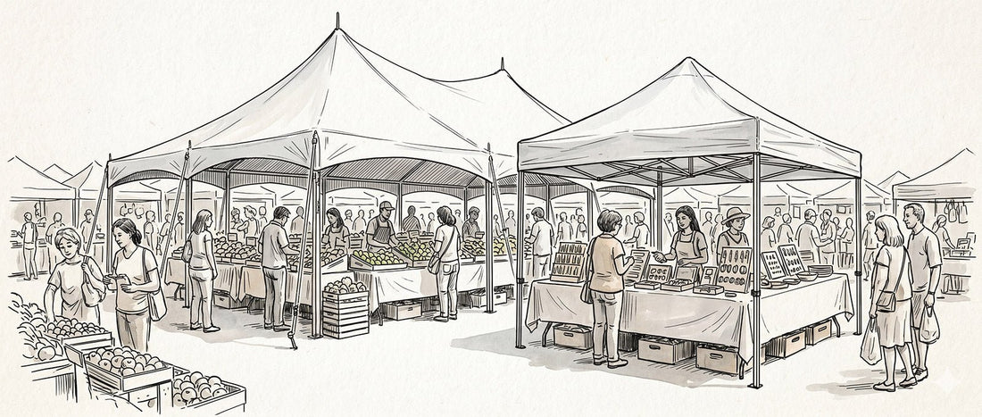 Frame Tent vs. Canopy Tent: Key Differences Explained - ExpoPrint