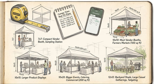 How Do You Measure a Pop-Up Canopy for the Right Fit? - ExpoPrint