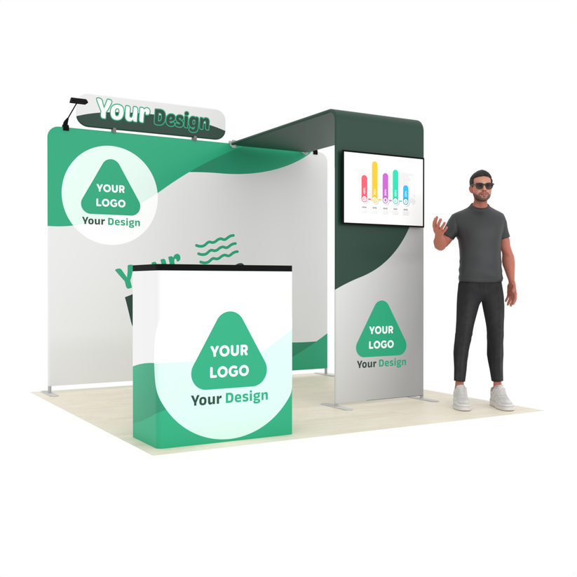 10ft TensionMax™ Bridge Booth