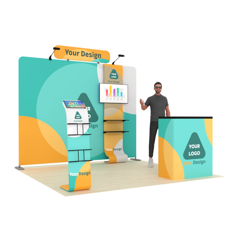 10ft Straight TensionMax™ Booth