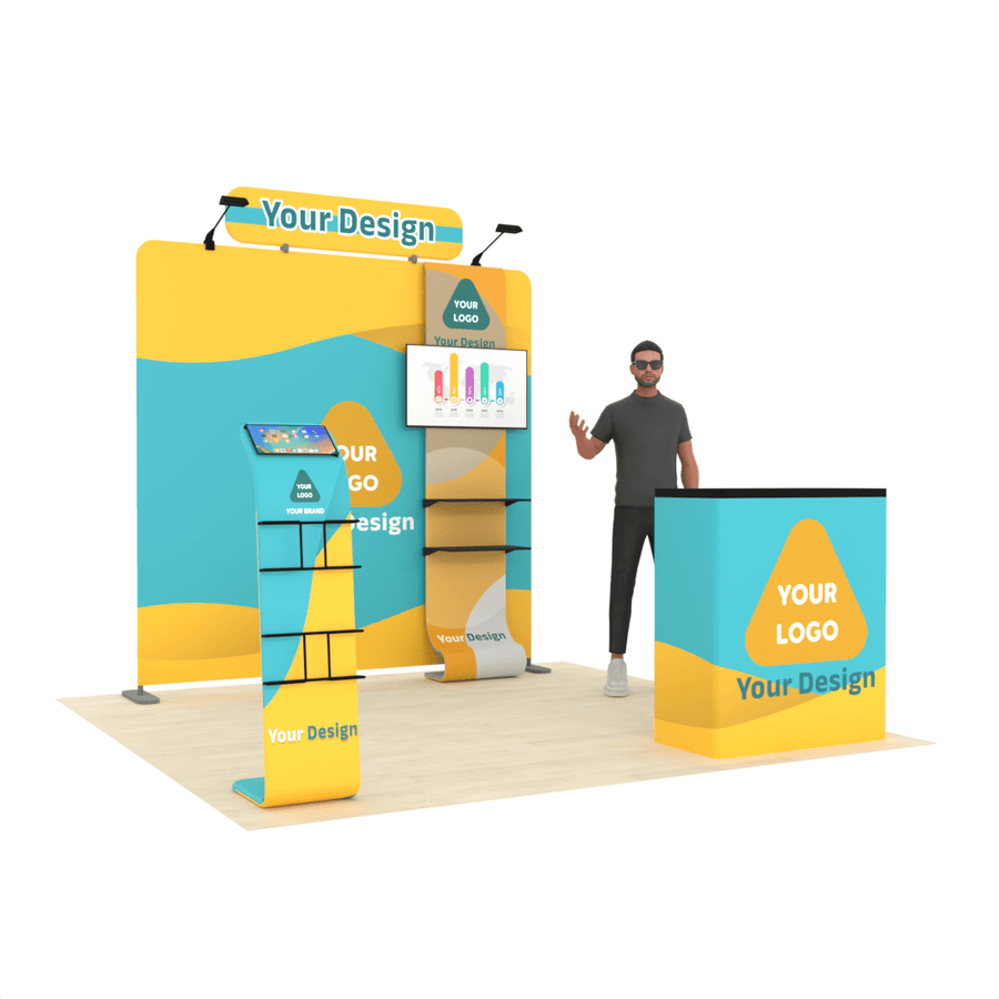 8ft Straight TensionMax™ Booth