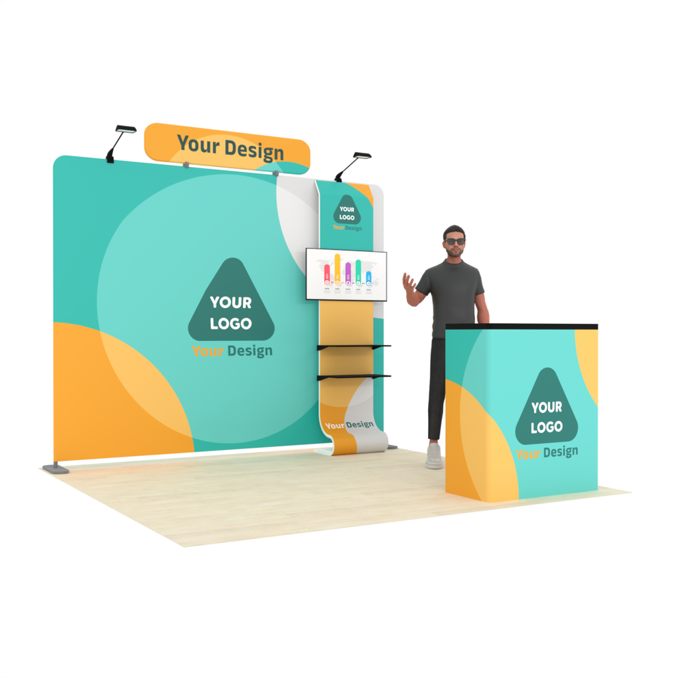 10ft Straight TensionMax™ Booth – ExpoPrint