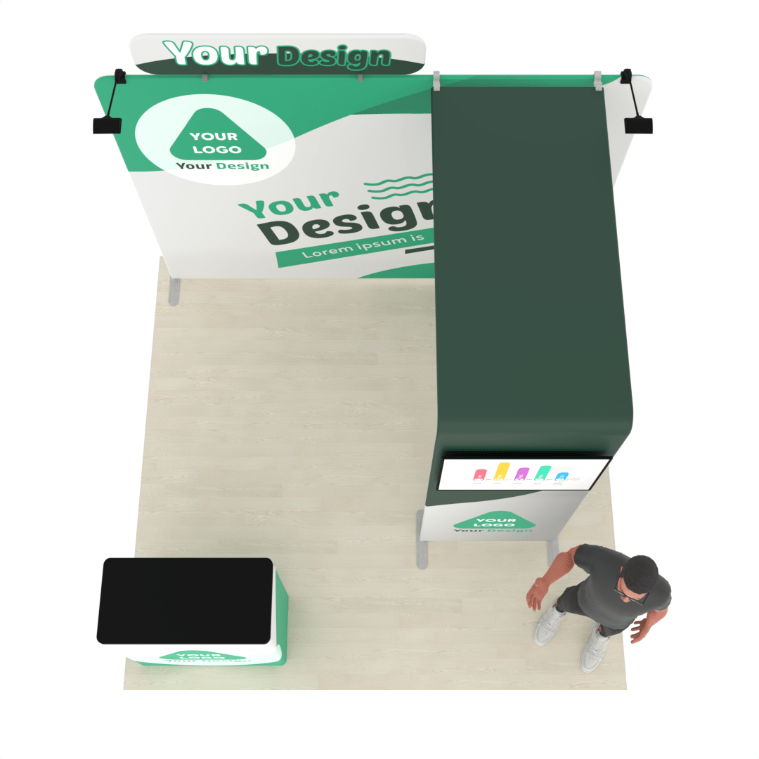 10ft TensionMax™ Bridge Booth - ExpoPrint