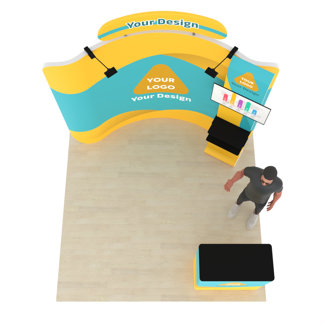 10ft Curved TensionMax™ Booth