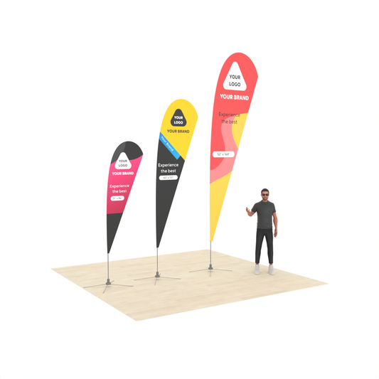 Vector Advertizing Flags Advertising Flags with Custom Printing – ExpoPrint