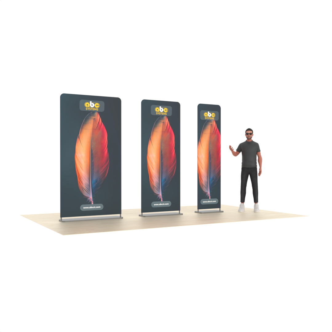 Tension Fabric Banner Stands