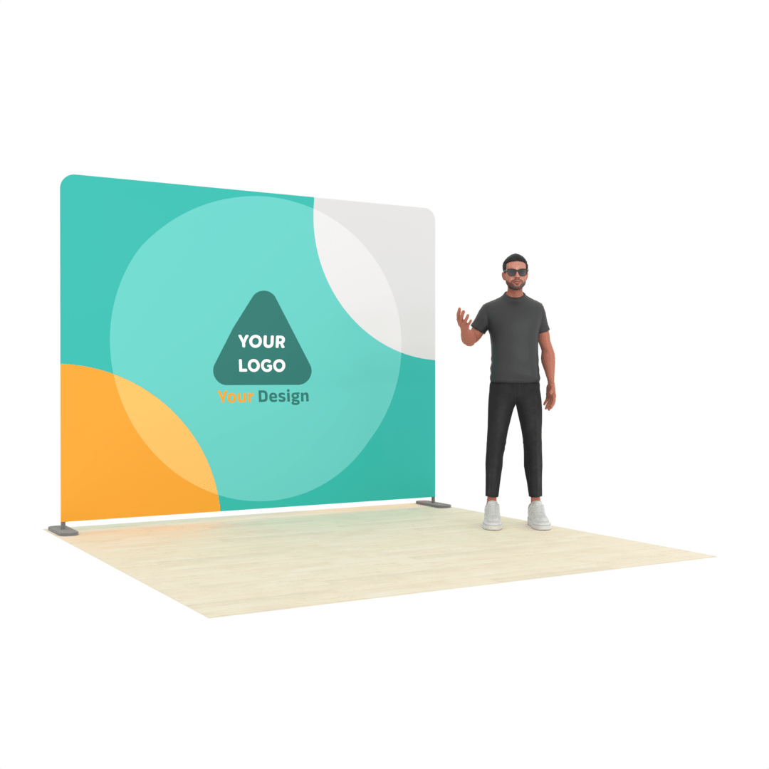 10ft Straight TensionMax™ Backdrop Display - ExpoPrint