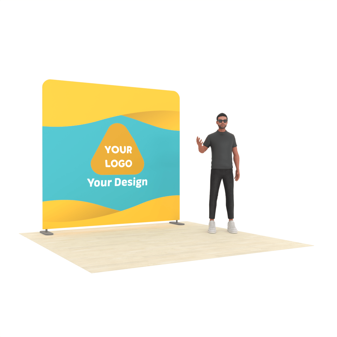 8ft Straight TensionMax™ Backdrop Display - ExpoPrint