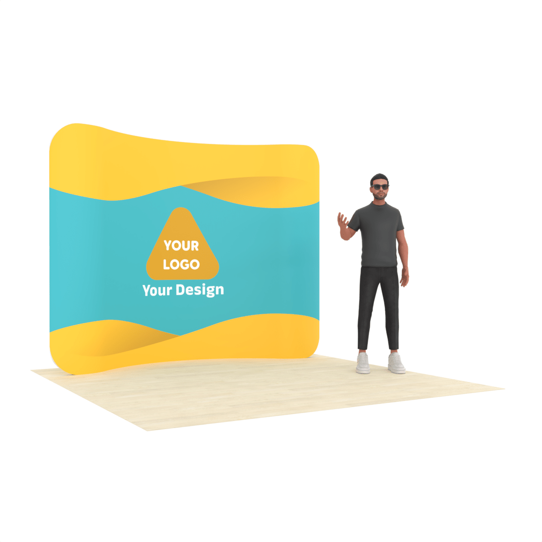 10ft Curved TensionMax™ Backdrop Display - ExpoPrint