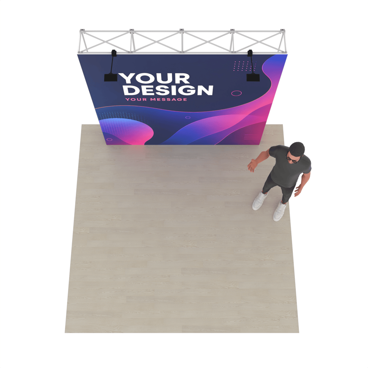 8ft QuickPop Straight - ExpoPrint