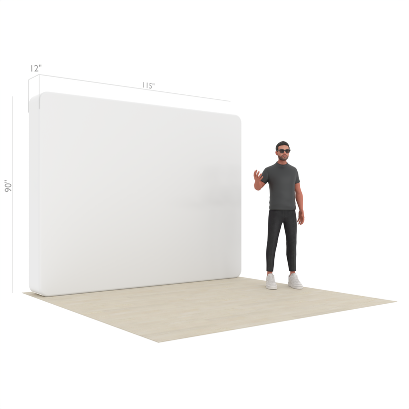 10ft LumiCube™ LED Backlit Booth