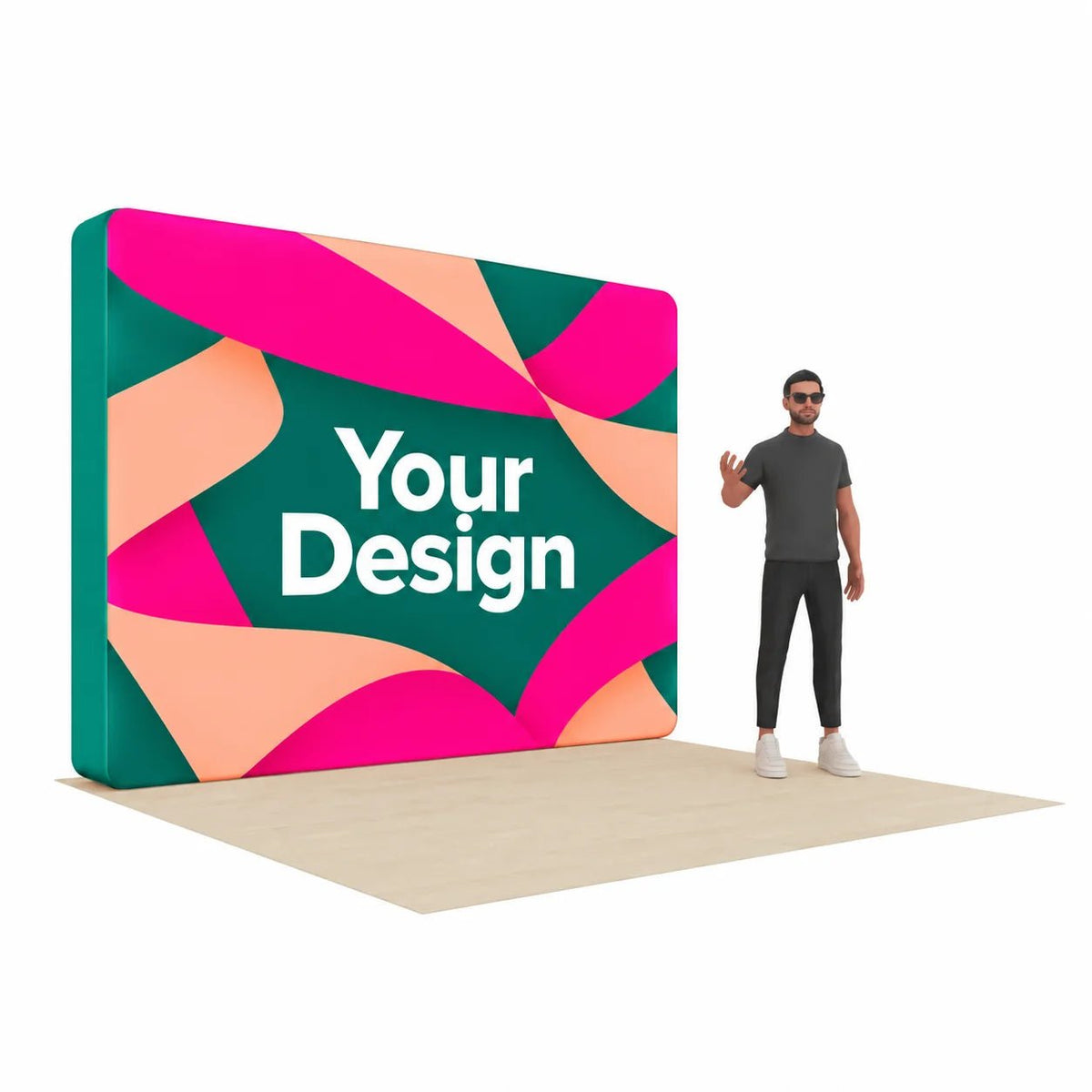 10x10 Booth Backdrop - ExpoPrint