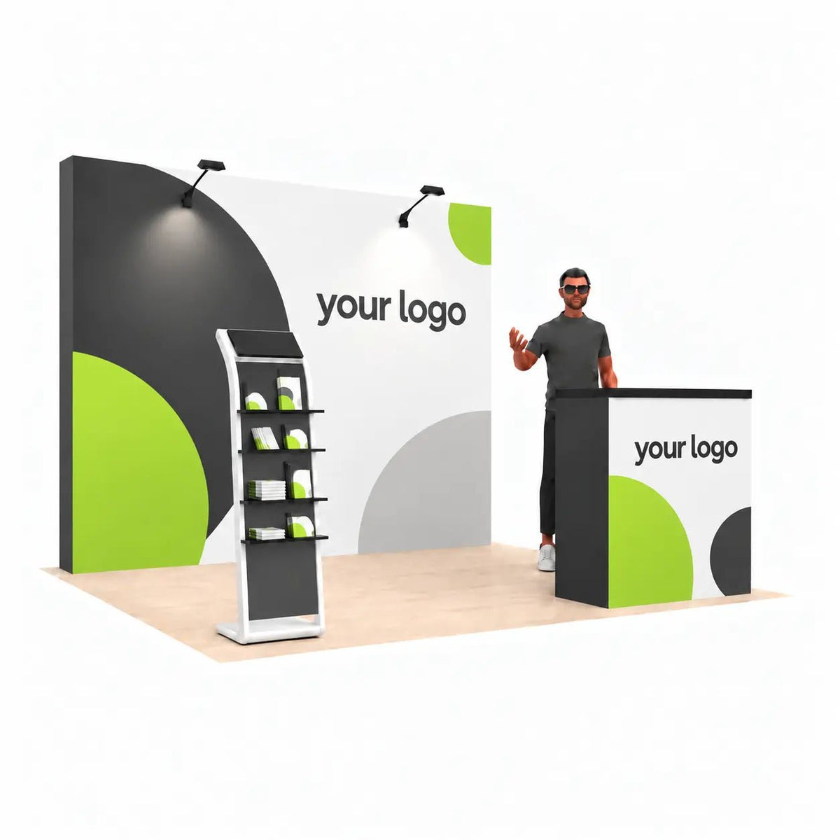 Custom Design 10x10 Inline Booth - ExpoPrint