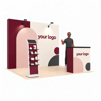 Custom Design 10x10 Inline Booth - ExpoPrint