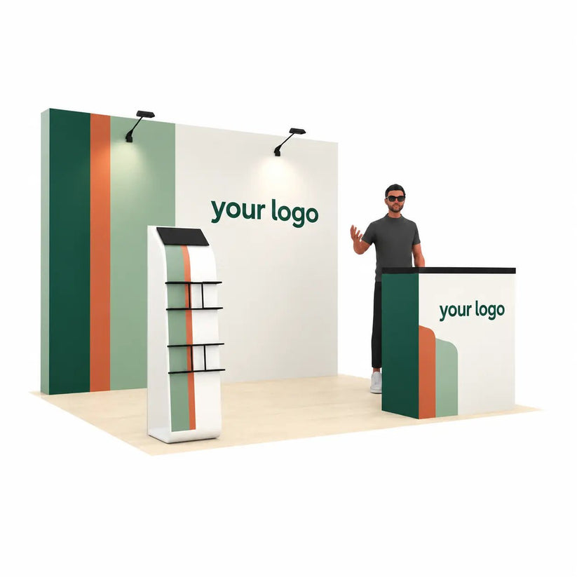 Custom Design 10x10 Inline Booth - ExpoPrint