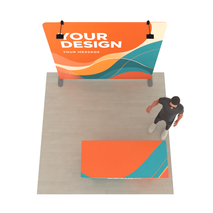 8ft TensionMax Straight + Table Covers - ExpoPrint