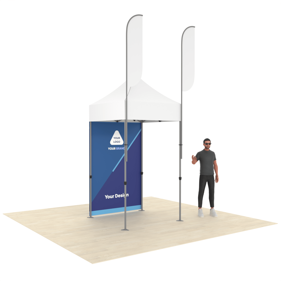 Printed Back Wall for 5ft Canopy Tent - ExpoPrint