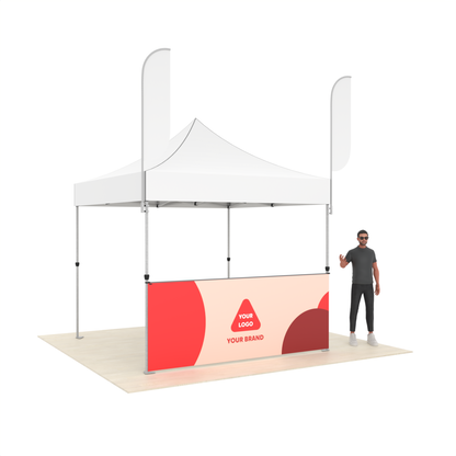 Printed Front Wall for 10ft Canopy Tent