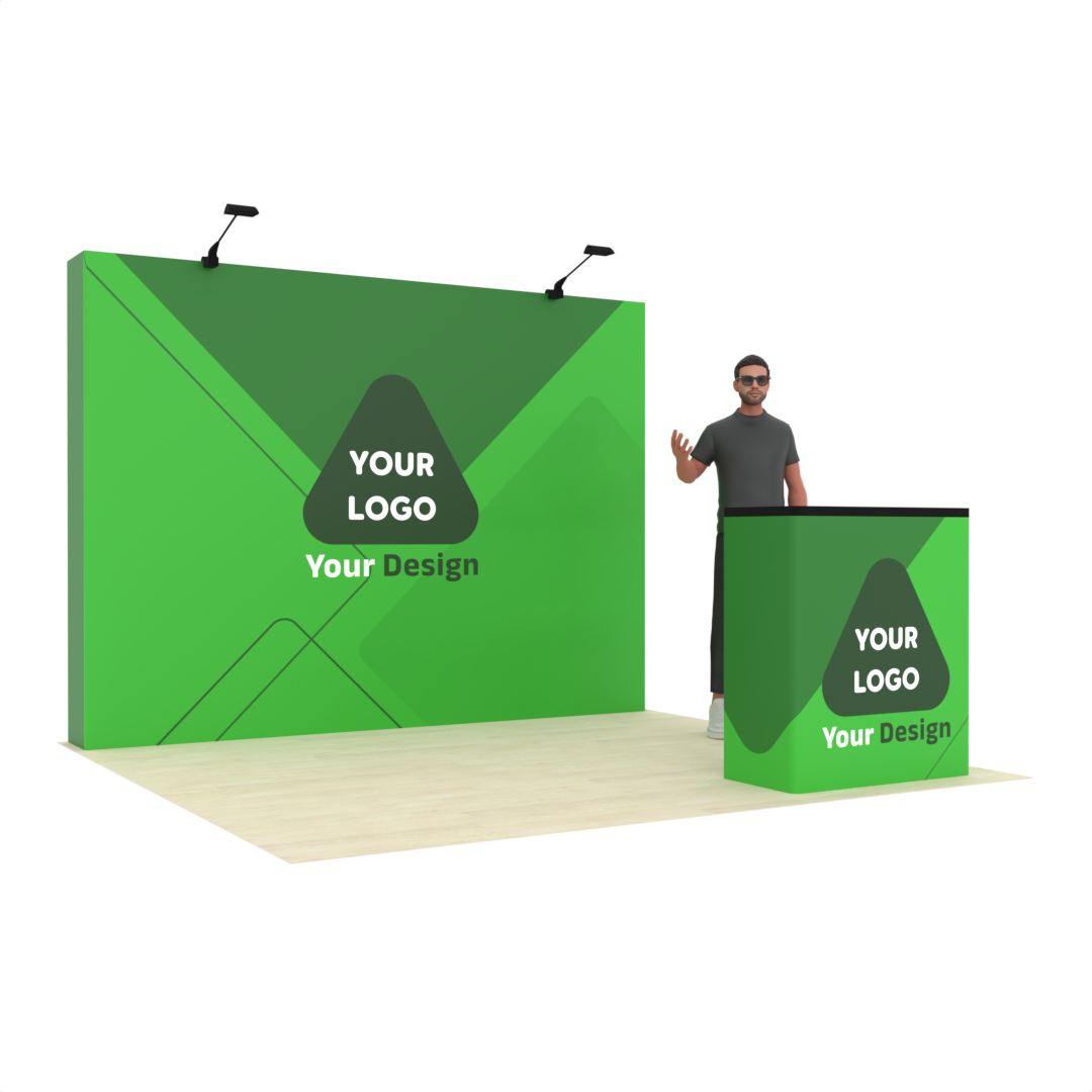 10ft Straight QuickPop™ Booth