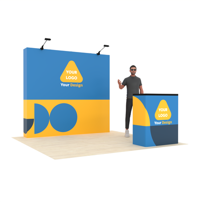 8ft Straight QuickPop™ Booth