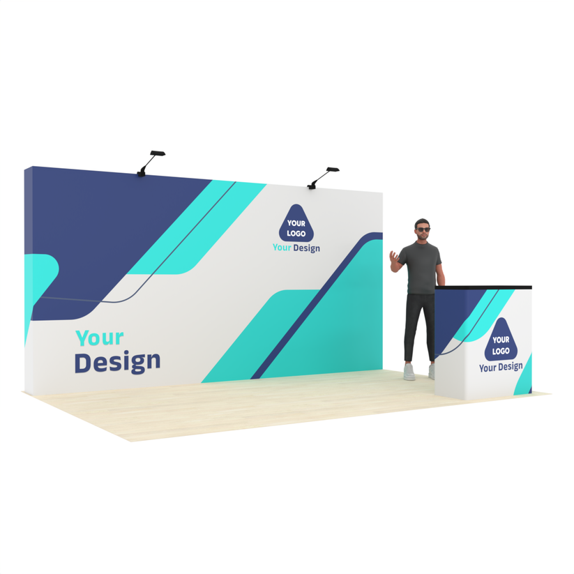 15ft Straight QuickPop™ Booth