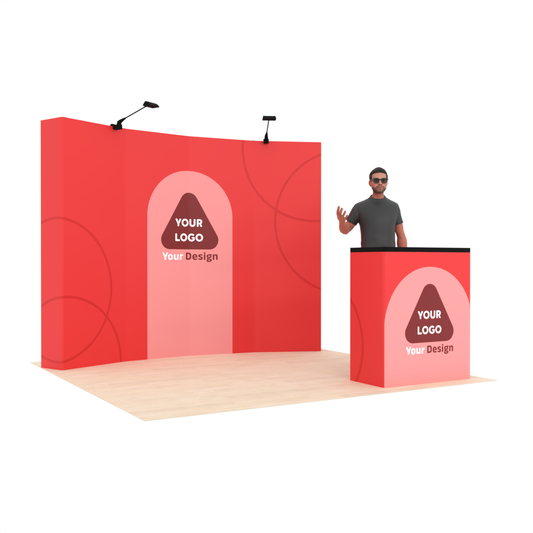 10ft QuickPop™ Curved Booth