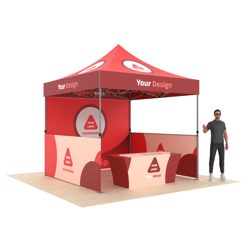 10' x 10' Custom Printed Canopy Tent with Optional Accessories