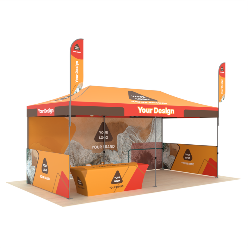 20' x 10' Custom Printed Canopy Tents