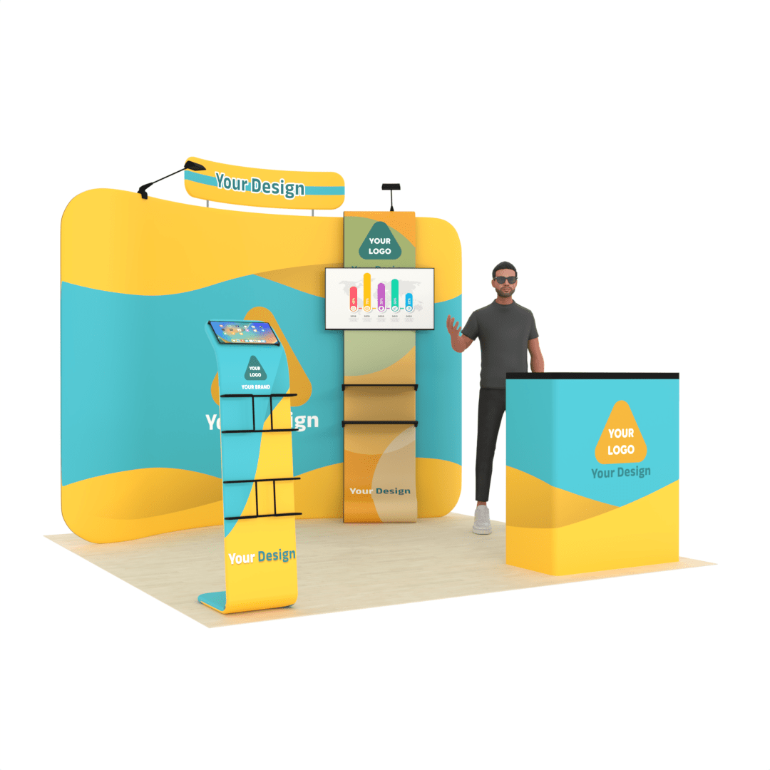 10ft Curved TensionMax™ Booth - ExpoPrint