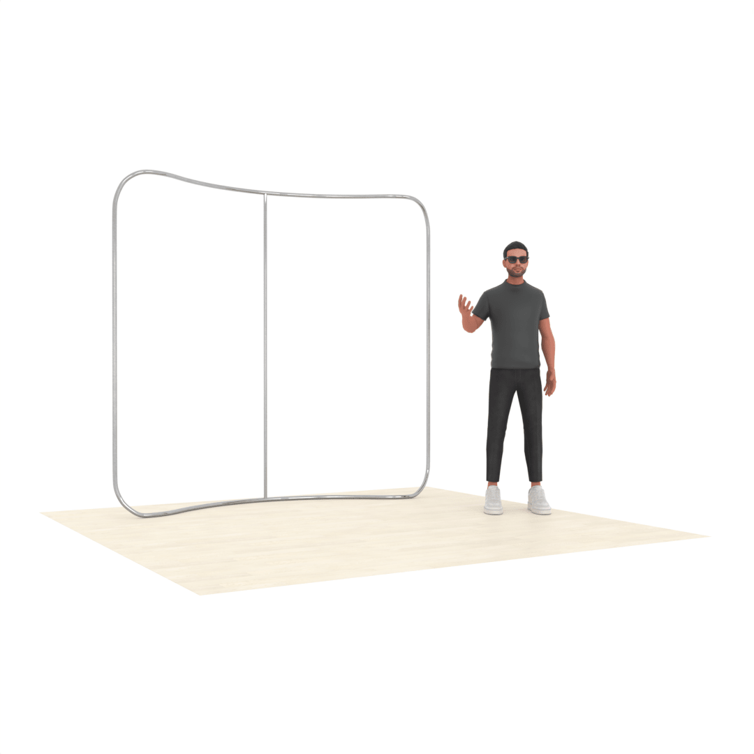 Curved TensionMax™ Booth Frames - ExpoPrint