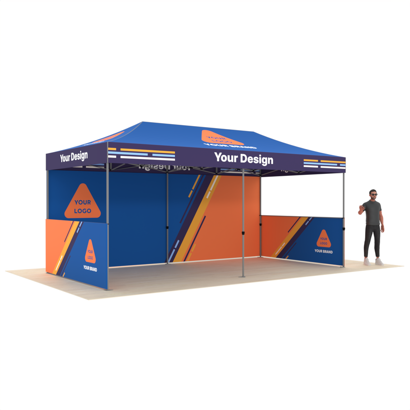 20' x 10' Custom Printed Canopy Tents