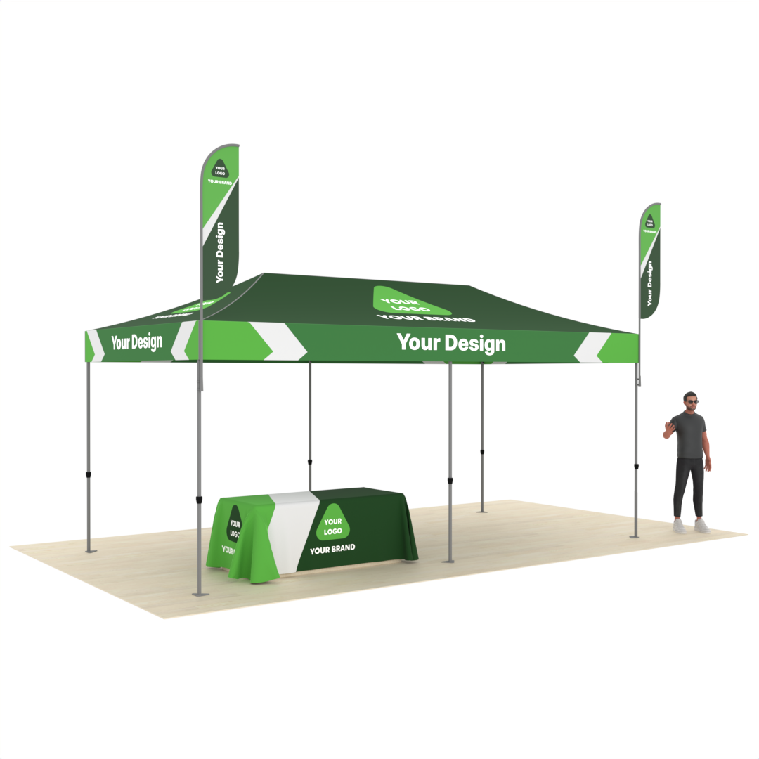 20' x 10' Custom Printed Canopy Tents