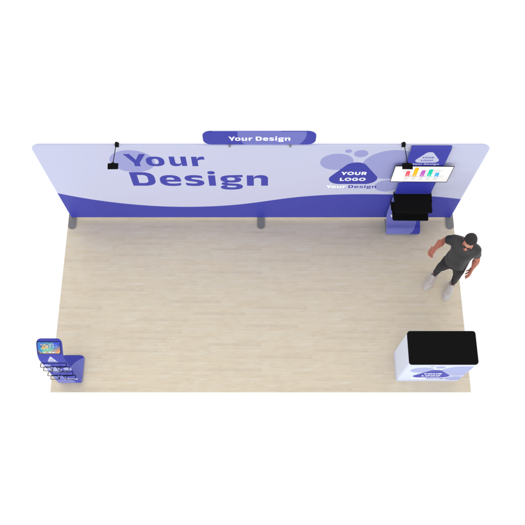 20ft Straight TensionMax™ Booth - ExpoPrint