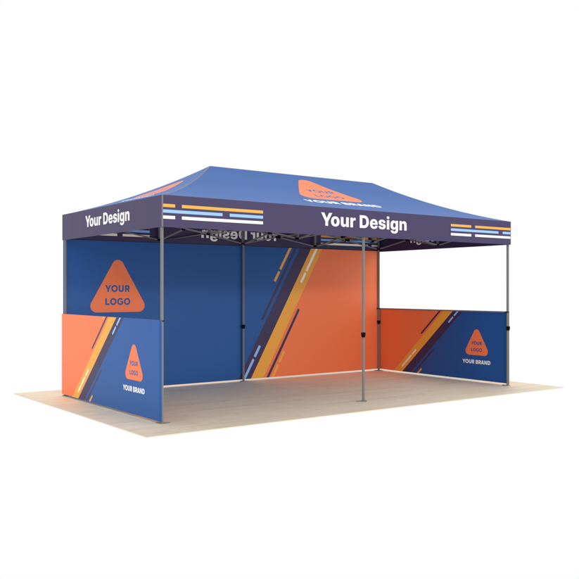 20x10 Custom Printed Canopy Tent