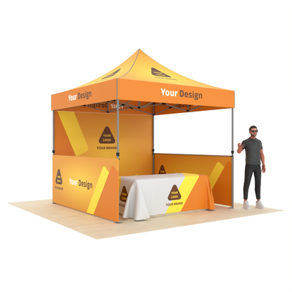 10'x10' Popup Canopy Tent Package with Custom Printing of Your Design & Logo